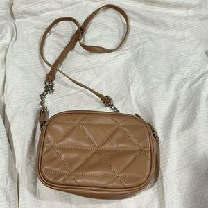 Brown cross body bag